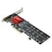 RIITOP Dual NVMe PCIe Adapter M2 NVMe SSD to PCIe 31 x8x16 Card Support M2 M Key NVMe SSD 221102280226022422230