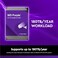 WD Western Digital 8TB Purple Surveillance Internal Hard Drive HDD SATA 6 Gbs 256 MB Cache 35 85PURZ