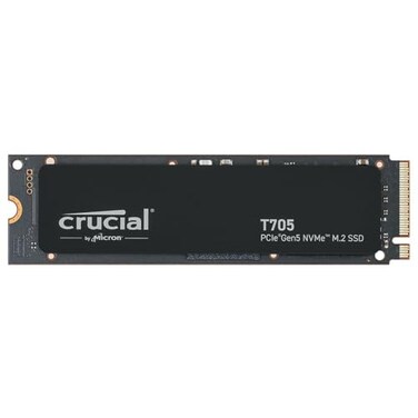 Crucial T705 PCIe Gen5 NVMe 2TB SSD Up to 14500MBs TLC NAND Intel Ryzen Compatible for Hardcore Gaming HighSpeed Storage Solid State Drive Includes 1Mo Adobe CC CT2000T705SSD3