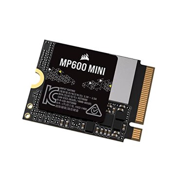 Corsair MP600 Mini 2TB M2 NVMe PCIe x4 Gen4 SSD M2 2230 Up to 7000MBsec Sequential Read HighDensity 3D TLC NAND Great for Steam Deck and Microsoft Surface Black