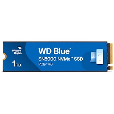 Western Digital 1TB WD Blue SN5000 NVMe Internal Solid State Drive SSD PCIe Gen 40 M2 2280 Up to 5150 MBs WDS100T4B0E New Generation
