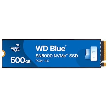 Western Digital 500GB WD Blue SN5000 NVMe Internal Solid State Drive SSD PCIe Gen 40 M2 2280 Up to 5000 MBs WDS500G4B0E New Generation