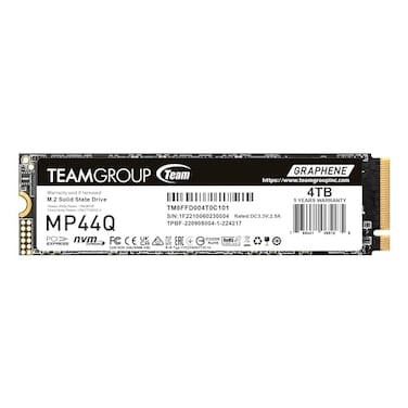 TEAMGROUP MP44Q 4TB SLC Cache Gen 4x4 M2 2280 PCIe 40 wNVMe Laptop Desktop NUC NAS SSD ReadWrite Speed up to 70005900MBs TM8FFD004T0C101