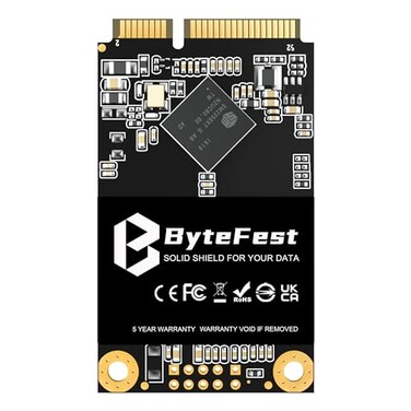 ByteFest SSD 64GB mSATA Mini SATA III 6 Gbs Internal Solid State Drive30x50mm High Performance 3D NAND Upgrade Storage for Laptop and Desktop
