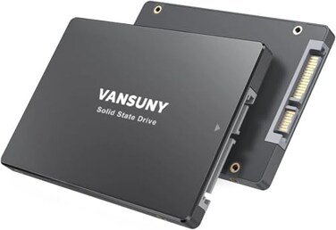 Vansuny 2TB SATA III SSD Internal Solid State Hard Drive 25 Internal Drive Advanced 3D NAND Flash Up to 500MBs SSD Hard Drive for PC Laptop Desktop
