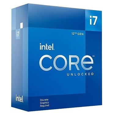 Intel Core i712700KF Desktop Processor 12 8P4E Cores up to 50 GHz Unlocked LGA1700 600 Series Chipset 125W