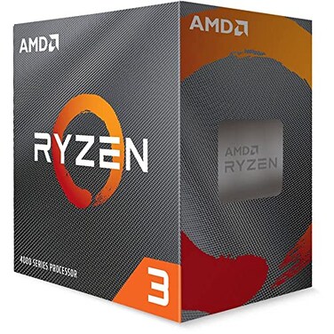 AMD Ryzen 3 4100 4Core 8Thread Unlocked Desktop Processor with Wraith Stealth Cooler
