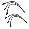yomgam 3 Way 4 Pin PWM Fan Splitter Cable12 inch PC Fan Extension Cable CA PWM Fan Extension Cable for Computer ATX Case 4Pin3Pin Cooling Fan Cable 2 Pack