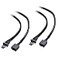 Cable Matters 2Pack PWM 4 Pin Fan Extension Cable 12 Inches