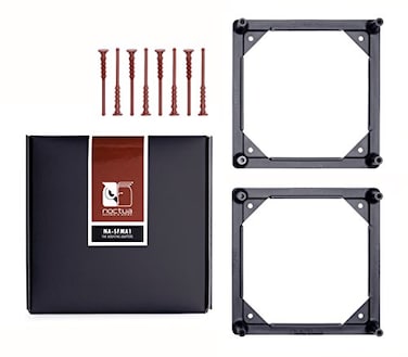 Noctua NASFMA1 140 to 120mm Fan Mounting Adaptors for Watercooling Radiators 2 Pieces Black