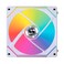 Lian Li UNI Fan SLInfinity 140mmSingle PackARGB FanDaisyChain DesignInfinity MirrorCustomizable Lighting EffectsWithout ControllerWhiteUFSLIN1401W