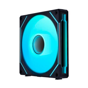 Lian Li UNI Fan SLInfinity 140mm Reverse BladeSingle PackARGB FanDaisyChain DesignInfinity MirrorCustomizable Lighting EffectsWithout ControllerBlack14RSLIN1B