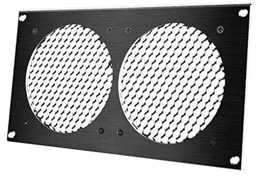 AC Infinity Ventilation Grille for PC Computer AV Electronic Cabinets Also mounts Two 120mm Fans