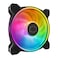 Cooler Master MF120 Halo ARGB 120mm PWM Case Fan Dual Loop Addressable RGB Lighting 2050 RPM Dynamic PWM Cooling Air Balance Blades Hybrid Frame High Airflow PC Cooling Fan for Gaming Cases