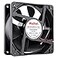 Wathai 120x120x38mm 120mm 24V 2Pin Brushless DC Industrial Cooling Case Fan