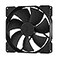 Fractal Design Dynamic X2 PWM GP18 180 mm High Durability LLS Bearing Black Edition Radiator Optimized Computer Case Fan