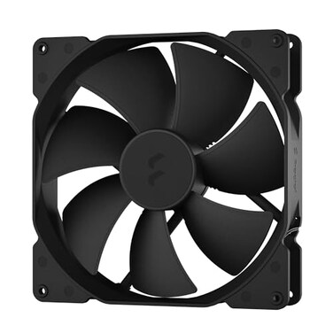 Fractal Design Dynamic X2 PWM GP18 180 mm High Durability LLS Bearing Black Edition Radiator Optimized Computer Case Fan