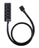 ZLKSKER 4 Pin PWM Fan Hub PC Internal Fan Power Supply Extension Cable 13Inch 24AWG 4 Pin 3 Pin CPU Cooler Cooling Fan 1 to 5 Splitter 5 Way Adapter