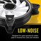 EZDIY-FAB EZDIYFAB Moonlight 120mm RGB Case Fan 6 Pack ARGB Aura SYNC Speed Control 2616 CFM Desktop Compatible