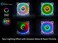 Thermaltake Riing Quad 120mm 168 Million RGB Color Alexa Razer Chroma Software Enabled 4 Light Rings 54 Addressable LED 9 Blades Hydraulic Bearing White CaseRadiator Fan 3 Pack CLF100PL12SWB