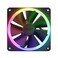 NZXT F120 RGB Triple Pack 3 x 120mm RGB PWM PC Fans with RGB Controller High Airflow Low Noise Fluid Dynamic Bearing CAM Software Control 18 LEDs per Fan Black