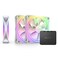 NZXT F120RGB Duo 120mm DualSided RGB Fan Triple Pack White wRGB Controller