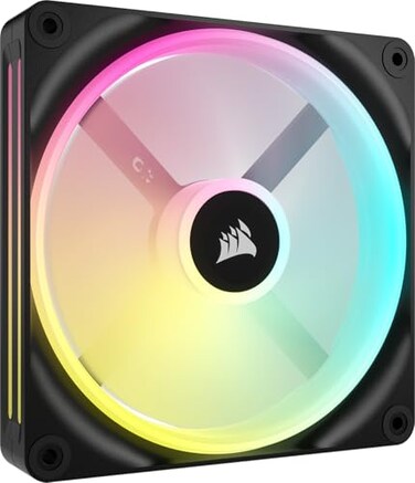 Corsair iCUE Link QX140 RGB 140mm Magnetic Dome RGB Single Fan Black