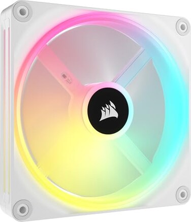 Corsair iCUE Link QX140 RGB 140mm Magnetic Dome RGB Single Fan White