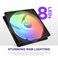 NZXT F140RGB Core 140mm RGB Fan Single Pack Black