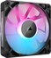 CORSAIR iCUE Link RX120 RGB 120mm PWM Fan Magnetic Dome Bearing Single Fan Black