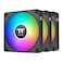 Thermaltake CT120 EX ARGB Sync PC Cooling Fan 3Fan Pack Magnetic Connection 5V Motherboard Sync 168 Million Colors 9 Addressable LEDs 120 mm CaseRadiator Fan CLF181PL12SWA