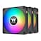 Thermaltake CT120 EX ARGB Sync PC Cooling Fan 3Fan Pack Magnetic Connection 5V Motherboard Sync 168 Million Colors 9 Addressable LEDs 120 mm CaseRadiator Fan CLF181PL12SWA