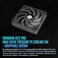 Thermaltake TOUGHFAN EX12 Pro PC Cooling Fan Magnetic Connection Swappable Fan Blade PWM Controlled 5002000 RPM Air Flow 708 CFM 120mm CaseRadiator Fan 3 Pack CLF171PL12BLA