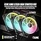 CORSAIR iCUE Link LX120 RGB 120mm PWM Fans Triple Pack Dual Light Loops Includes iCUE Link System Hub CORSAIR AirGuide Technology Black