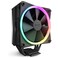NZXT T120 RGB CPU Air Cooler RCTR120B1 Conductive Copper Pipes Fluid Dynamic Bearings AMD and Intel Compatibility Black