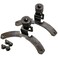 TEAMWILL 2X Buckle Kit Mounting Bracket Screw Installation Fixing Buckle Holder Replacement Compatible with Cooler Master B120 240 360 AMD AM4