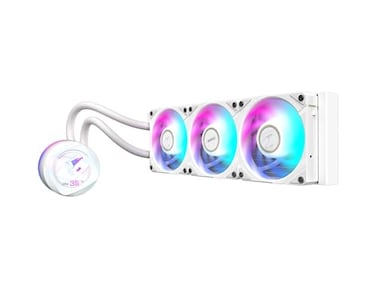 GIGABYTE AORUS WATERFORCE X II 360 ICE Liquid CPU Cooler 360mm Radiator with 3X 120mm Low Noise ARGB Fans Compatible with Intel LGA1851 LGA1700 and AMD AM5 GPAORUS WATERFORCE X II 360 ICE