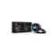 NZXT Kraken Elite 240 2024 AIO CPU Liquid Cooler 240mm Radiator 2 x F120P Fans Customizable 272 IPS LCD NZXT Turbine Pump AMD AM5 AM4 Intel LGA 18511700 1200115X Black
