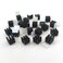 Easycargo 20pcs 10mm Heatsink Kit pre Applied 3M 8810 Thermal Conductive Adhesive Tape Cooler Aluminum Heat Sink Set for Cooling GPU IC Chips VRAM VGA RAM 20pcs 10x10x10mm Black