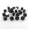 Easycargo 20pcs 10mm Heatsink Kit pre Applied 3M 8810 Thermal Conductive Adhesive Tape Cooler Aluminum Heat Sink Set for Cooling GPU IC Chips VRAM VGA RAM 20pcs 10x10x10mm Black