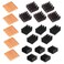 Easycargo 20pcs Raspberry Pi 4 Heatsink Kit Aluminum Copper 3M 8810 Thermal Conductive Adhesive Tape for Cooling Raspberry Pi 4 B Raspberry Pi 3 B