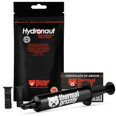 Thermal Grizzly Hydronaut 26 Gram10 ml Conductive High Performance Thermal Paste Ideal for Air and Water Cooling CPUGPUPS4PS5Xbox for Large Cooling Surfaces
