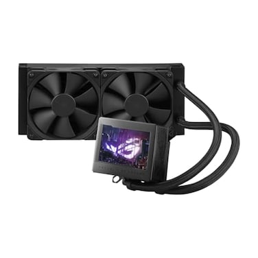 ASUS ROG Ryujin III 240 Allinone Liquid CPU Cooler with 240mm Radiator Asetek 8th gen Pump 2X Noctua industrialPPC 120mm Fans 35 Color LCD