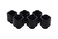 Alphacool Eiszapfen G14 to 10mm ID 16mm OD Compression Fitting for Soft Tubing Deep Black 6Pack