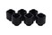 Alphacool Eiszapfen G14 to 10mm ID 16mm OD Compression Fitting for Soft Tubing Deep Black 6Pack