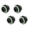 Barrow G14 Male to Male Mini Extender Fitting Black 4Pack