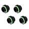 Barrow G14 Male to Male Mini Extender Fitting Black 4Pack