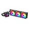 Lian Li GA II LCD 360MM AIO Asetek 8th Gen 288 IPS LCD Screen Liquid Cooler Screen Recording for Videos and Photos PreInstalled UNI Fan SLINF Fans GA2ALCD36INB