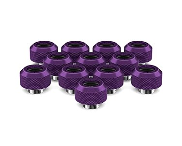 PrimoChill 12in Rigid RevolverSX Series Fitting 12 pack Candy Purple