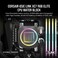 CORSAIR iCUE Link XC7 RGB Elite CPU Water Block Transparent Flow Chamber 24 RGB LEDs Fits Intel LGA 1700 AMD AM5 and Older Stealth Gray